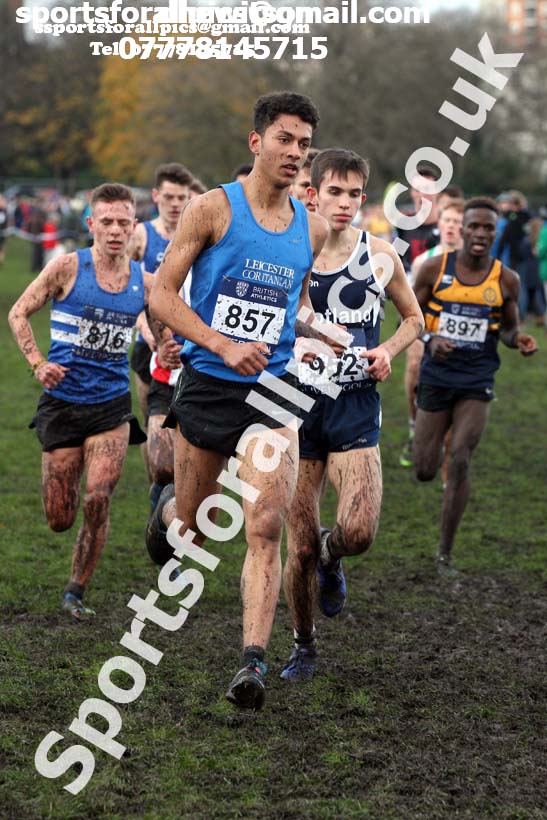 IAAF Junior Mens 2017 British Athletics Liverpool Cross Challenge, Sefton Park, Liverpool. Photo:  David T. Hewitson/Sports for All Pics